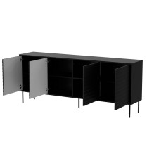 Cama 4D CORTINA komoda 200x40x81 juoda Cama 4D CORTINA komoda 200x40x81 juoda
