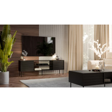 Cama EF CORTINA TV cabinet 180x40x60 black