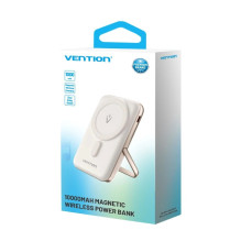 Vention 10000mAh 20W - magnetinė išorinė baterija (balta) Vention 10000mAh 20W - magnetinė išorinė baterija (balta)