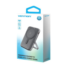 Vention 10000mAh 20W - magnetinė išorinė baterija (juoda)
