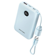 „Vention“ 10000mAh išorinė baterija (2xUSB-C, 1xUSB-A), 22,5 W, mėlyna „Vention“ 10000mAh išorinė baterija (2xUSB-C, 1xUSB-A), 22,5 W, mėlyna