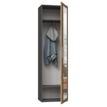 Topeshop DUO SZAFA ANT / ART KP bedroom wardrobe / closet 2 shelves 1 door(s)