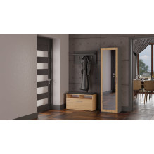 Topeshop DUO SZAFA ANT / ART KP miegamojo spinta / spinta 2 lentynos 1 durys