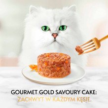 PURINA Gourmet Gold pikantiškas sausainis – šlapias kačių ėdalas – 48 x 85 g