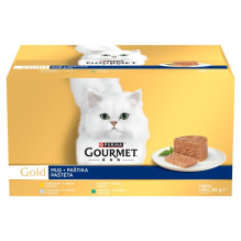 PURINA Gourmet Gold Mousse - šlapias kačių ėdalas - 48 x 85 g PURINA Gourmet Gold Mousse - šlapias kačių ėdalas - 48 x 85 g