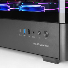 Mars Gaming MCLCDPRO computer case Midi Tower Black Mars Gaming MCLCDPRO computer case Midi Tower Black