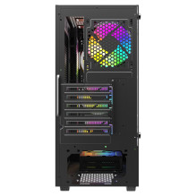 Savio Noctis Flow RGB kubas, juodas