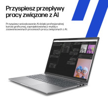 HP ZBook 8 G1ak Copilot+ asmeninis kompiuteris AMD Ryzen AI 7 PRO 350 Mobilioji darbo stotis 35,6 cm (14 colių) WUXGA 32