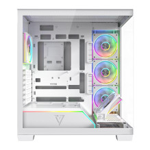 MODECOM VOLCANO STELLAR PLUS ARGB MIDI 5F WHITE ausinės