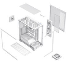 MODECOM VOLCANO STELLAR PLUS ARGB MIDI 5F WHITE ausinės