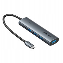 5v1 USB-C 3.0 šakotuvas, 0,15 m ilgio, ventiliuojamas 5v1 USB-C 3.0 šakotuvas, 0,15 m ilgio, ventiliuojamas
