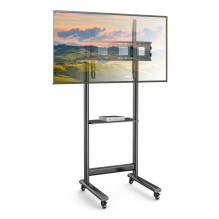 „Techly ICA-TR74“ televizoriaus laikiklis / stovas 2,29 m (90"), juodas