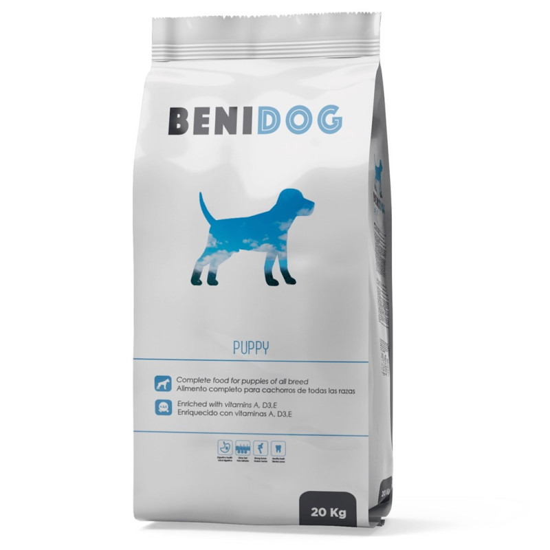 BENIDOG šuniukų sausas šunų maistas – 20 kg