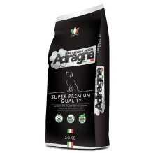 ADRAGNA sausas šunų ėdalas suaugusiems Maxi Super Premium žuvies ir ryžių skonio šunims, 20 kg