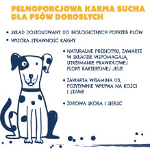 TEO sausas šunų ėdalas su paukštiena, 9 kg TEO sausas šunų ėdalas su paukštiena, 9 kg