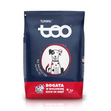 TEO sausas šunų ėdalas su jautiena, 9 kg TEO sausas šunų ėdalas su jautiena, 9 kg