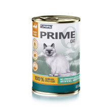 PUPIL Prime - šlapias kačių ėdalas su vištiena ir antiena - 400 g PUPIL Prime - šlapias kačių ėdalas su vištiena ir antiena - 400 g