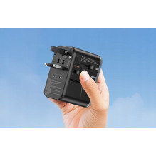 „Vention“ 65 W „GaN“ kelioninis adapteris ir įkroviklis, 2 x USB-A, 2 x USB-C