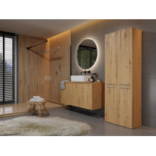 Topeshop NEL 1K DD ART KPL bathroom storage cabinet Oak Topeshop NEL 1K DD ART KPL bathroom storage cabinet Oak