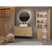 Topeshop NEL 1K DD ART KPL bathroom storage cabinet Oak Topeshop NEL 1K DD ART KPL bathroom storage cabinet Oak