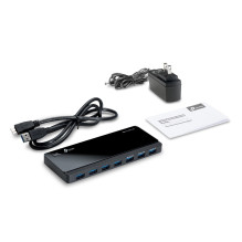 TP-Link UH700 USB 3.2 Gen 1 (3.1 Gen 1) Micro-B 5000 Mbit / s Black TP-Link UH700 USB 3.2 Gen 1 (3.1 Gen 1) Micro-B 5000 Mbit / s Black