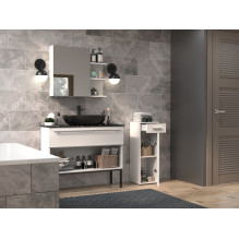 Topeshop NEL V DS BIEL bathroom storage cabinet White