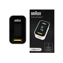 Braun YK-81CEU pulsoksimetras Juoda, Nerūdijančio plieno