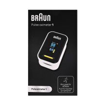Braun YK-81CEU pulsoksimetras Juoda, Nerūdijančio plieno
