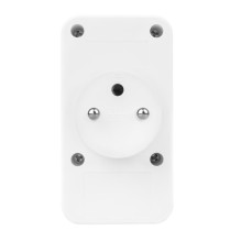 Current socket x2 + 4xUSB Maclean, splitter with 2 sockets, 2xUSB A, 2xUSB C PD 20W, 1x16A + 1x6A, MCE249 F / W