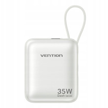 „Vention“ 10000mAh 35W – išorinė baterija su USB-C laidu (smėlio spalvos) „Vention“ 10000mAh 35W – išorinė baterija su USB-C laidu (smėlio spalvos)