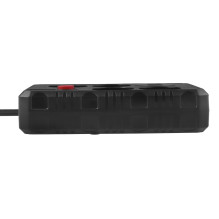 Maclean power strip, 4-socket extension cable + 3xUSB, 110-240V AC 50 / 60Hz, 2.1A max 2500W, 1.5m, black, MCE392 B Maclean power strip, 4-socket extension cable + 3xUSB, 110-240V AC 50 / 60Hz, 2.1A max 2500W, 1.5m, black, MCE392 B
