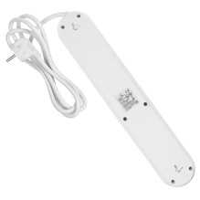 „Maclean“ maitinimo jungtis, 5 lizdų prailgintuvas + 3xUSB, 110–240 V AC 50 / 60 Hz, 2,1 A maks. 2500 W, 1,5 m, balta, M „Maclean“ maitinimo jungtis, 5 lizdų prailgintuvas + 3xUSB, 110–240 V AC 50 / 60 Hz, 2,1 A maks. 2500 W, 1,5 m, balta, M