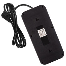 Maclean power strip, 6 socket extension + 4xUSB, 110-240V AC 50 / 60Hz, 2.1A max 2500W, 1.5 m, black, MCE389 B Maclean power strip, 6 socket extension + 4xUSB, 110-240V AC 50 / 60Hz, 2.1A max 2500W, 1.5 m, black, MCE389 B