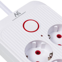 Maclean power strip, 6 socket extension + 4xUSB, 110-240V AC 50 / 60Hz, 2.1A max 2500W, 1.5 m, white, MCE389 W Maclean power strip, 6 socket extension + 4xUSB, 110-240V AC 50 / 60Hz, 2.1A max 2500W, 1.5 m, white, MCE389 W
