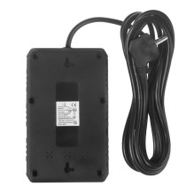 Maclean power strip, 4-socket extension cable + 3xUSB, 110-240V AC 50 / 60Hz, 2.1A max 2500W, 3m, black, MCE393 B Maclean power strip, 4-socket extension cable + 3xUSB, 110-240V AC 50 / 60Hz, 2.1A max 2500W, 3m, black, MCE393 B