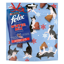 PURINA Felix Winter Mix kalakutienos ir spanguolių skonio kačių skanėstai, 200 g
