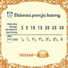 FOLK Tradicinis lenkiškas triušių ėdalas - šlapias šunų ėdalas - 400 g FOLK Tradicinis lenkiškas triušių ėdalas - šlapias šunų ėdalas - 400 g