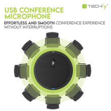„Techly ICC SH-22“ mikrofonas, juodas, konferencinis mikrofonas