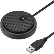 „Techly ICC SH-22“ mikrofonas, juodas, konferencinis mikrofonas