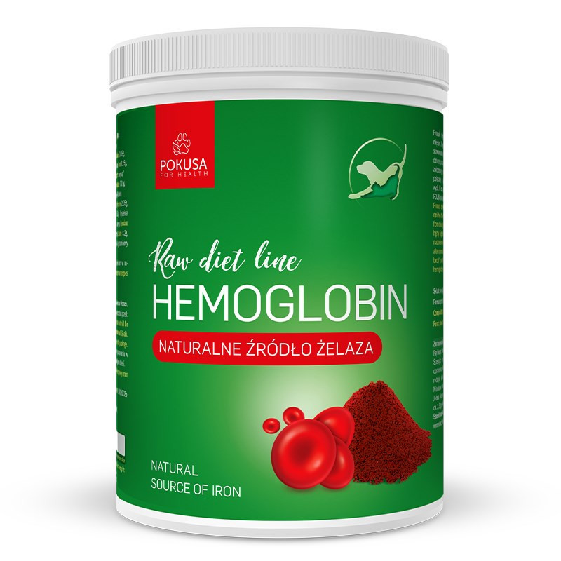 POKUSA RawDietLine Hemoglobin - papildai šunims ir katėms - 800 g