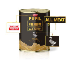 PUPIL Premium All Meat Gold Duck - šlapias šunų ėdalas - 800 g