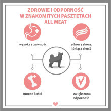 PUPIL Premium All Meat Gold Duck - šlapias šunų ėdalas - 800 g