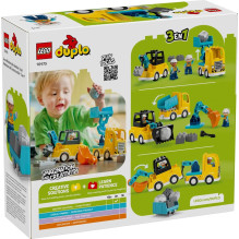 LEGO DUPLO 10475 3 viename statybinės transporto priemonės