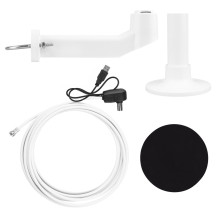 Maclean DVB-T / T2 HEVC omni-directional antenna, active, camper, central cable mount, MCTV-104 Maclean DVB-T / T2 HEVC omni-directional antenna, active, camper, central cable mount, MCTV-104