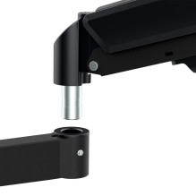 Maclean monitor mount, gas spring, 17"-32", 2-10kg, black, MC-135 Maclean monitor mount, gas spring, 17"-32", 2-10kg, black, MC-135