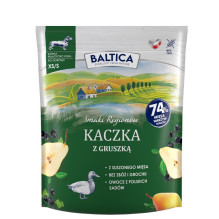 BALTICA Smaki regionów Mažų veislių šunims skirtas sausas ėdalas su antiena ir kriauše, 1 kg BALTICA Smaki regionów Mažų veislių šunims skirtas sausas ėdalas su antiena ir kriauše, 1 kg