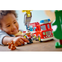 LEGO DUPLO 10473 Fire Truck with Hose and Firefighter