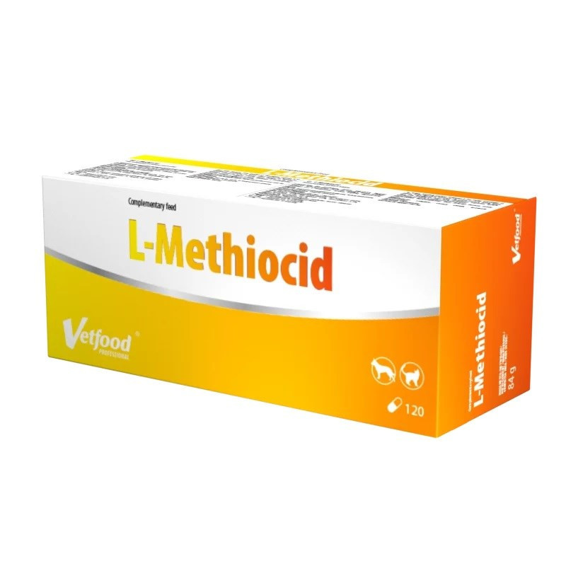 VETFOOD L-Methiocid - papildai šunims ir katėms - 120 vnt.