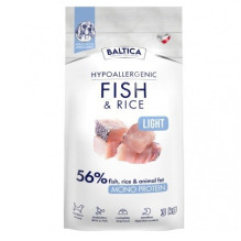BALTICA Nutraceutic Hypoallergenic Light M Fish with rice - dry dog food - 3kg BALTICA Nutraceutic Hypoallergenic Light M Fish with rice - dry dog food - 3kg
