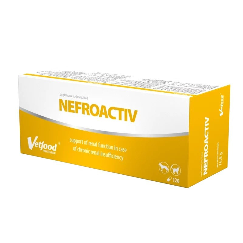 VETFOOD Nefroactiv - supplements for dogs and cats - 120 pcs